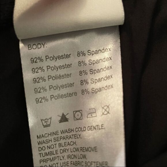 Ll bean womens black polyester jogger pants nwot - Picture 5 of 6